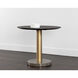 Monaco Gold / Grey Marble / Charcoal Grey Bistro Table